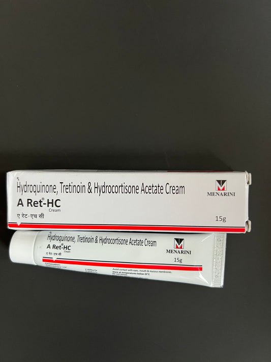 A Ret- HC (Hydroquinone 2%/ Tretinoin 0.025%/ Hydrocortisone 1%) Cream
